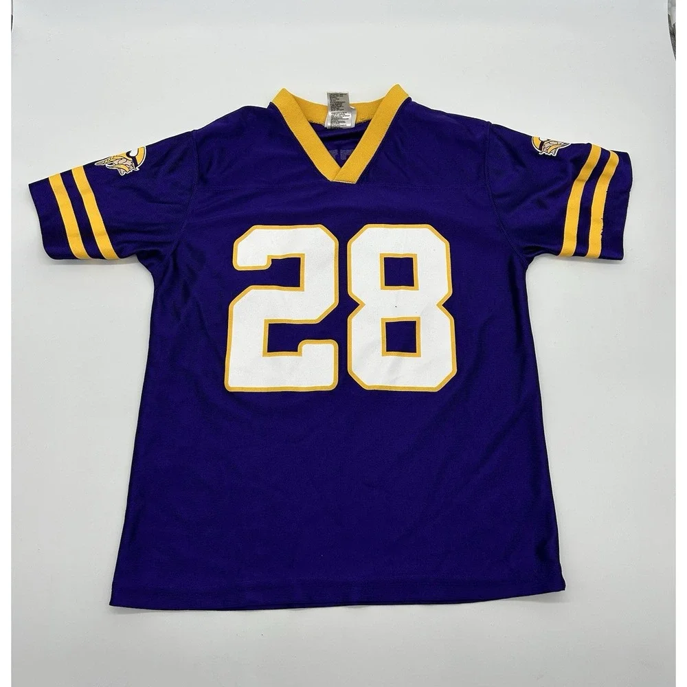 Adrian Peterson Minnesota Vikings Youth L Large 12/14 Jersey NFL Team Apparel - Picture 1 of 7